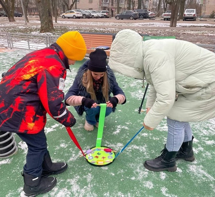 В Парке Дубки с. Троицкое сегодня состоялась увлекательная игровая программ...