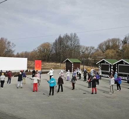 Сегодня в Городском парке прошла тренировка 