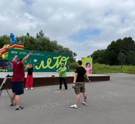 Сегодня прошли две спортивные активности в Городском парке.