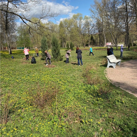 В парке состоялся общеобластной субботник!