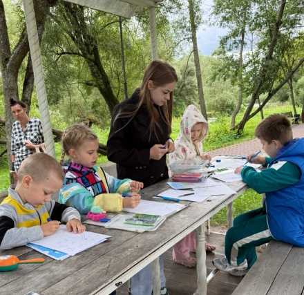 Сегодня в Городском парке культуры и отдыха прошла   Мастерская в парке, где...