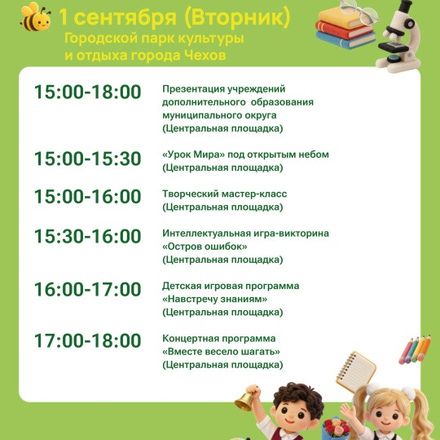 Приглашаем в Парки Чехова.
