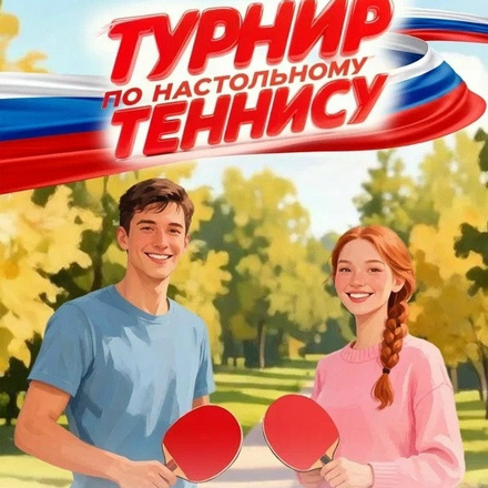 Приглашаем на Турнир по настольному теннису в Городской парк.