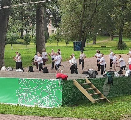 Скандинавская ходьба популярна в г.о.Чехов!