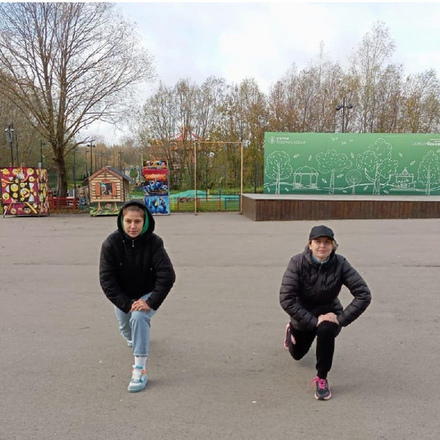 Спортивный час прошел в Городском парке!