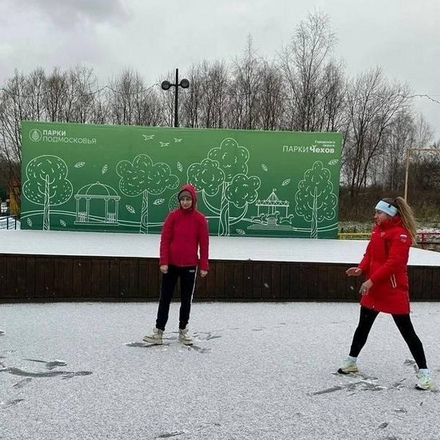 Снег зарядке не помеха!